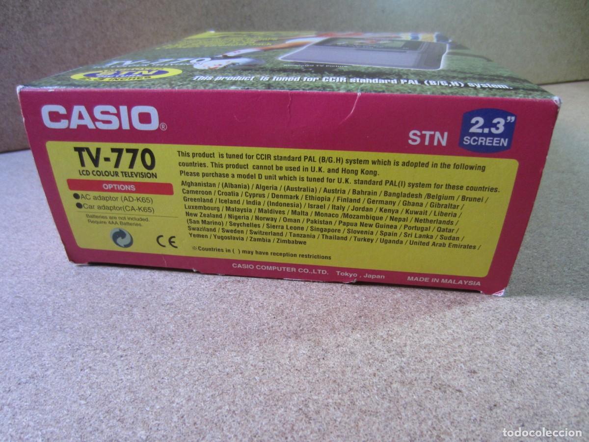 Segunda mano: Televisor Portatil Casio TV-770 con Caja e Instrucciones - Foto 20
