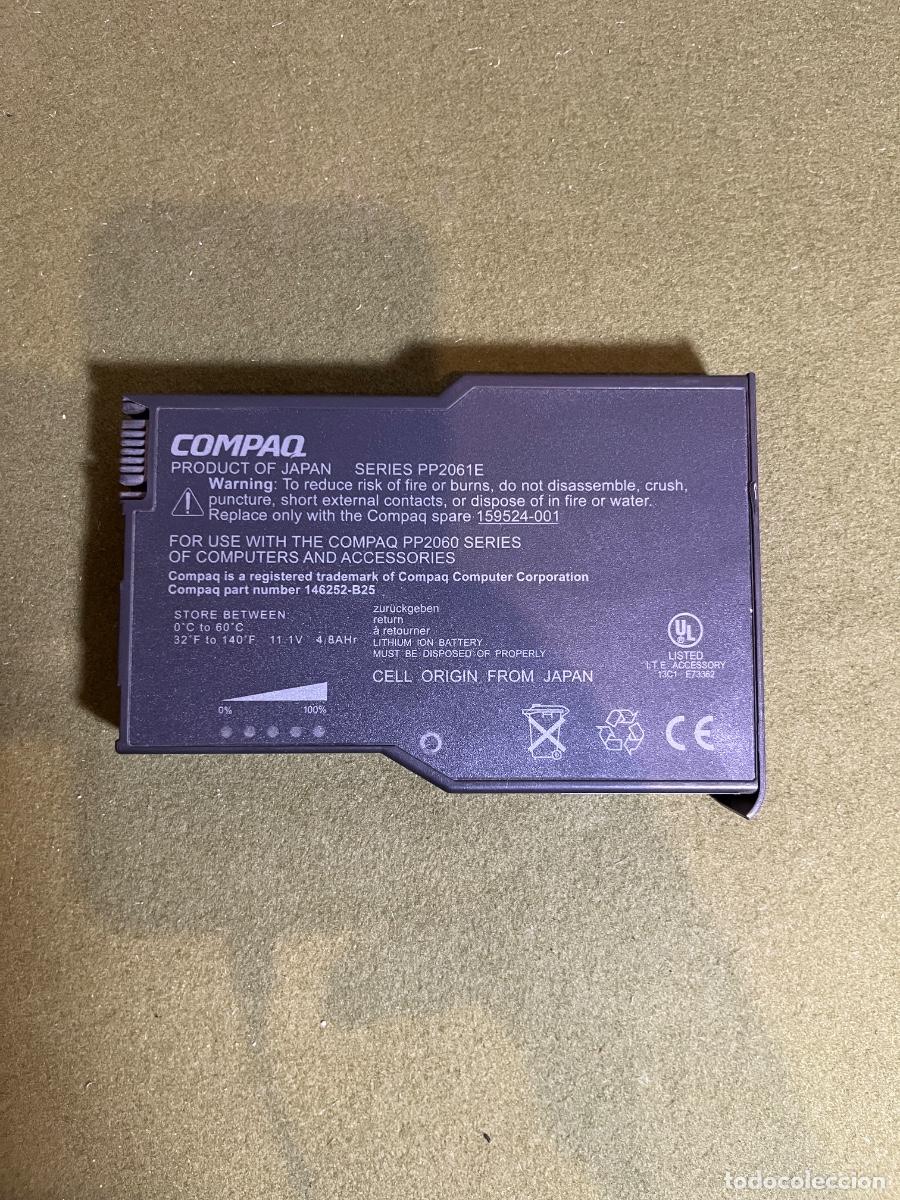 Segunda M&atilde;o: Bater&iacute;a original Compaq PP2061E 11.1V 4.8Ah Li-Ion para Compaq PP2060 Series Ref. 159524-001