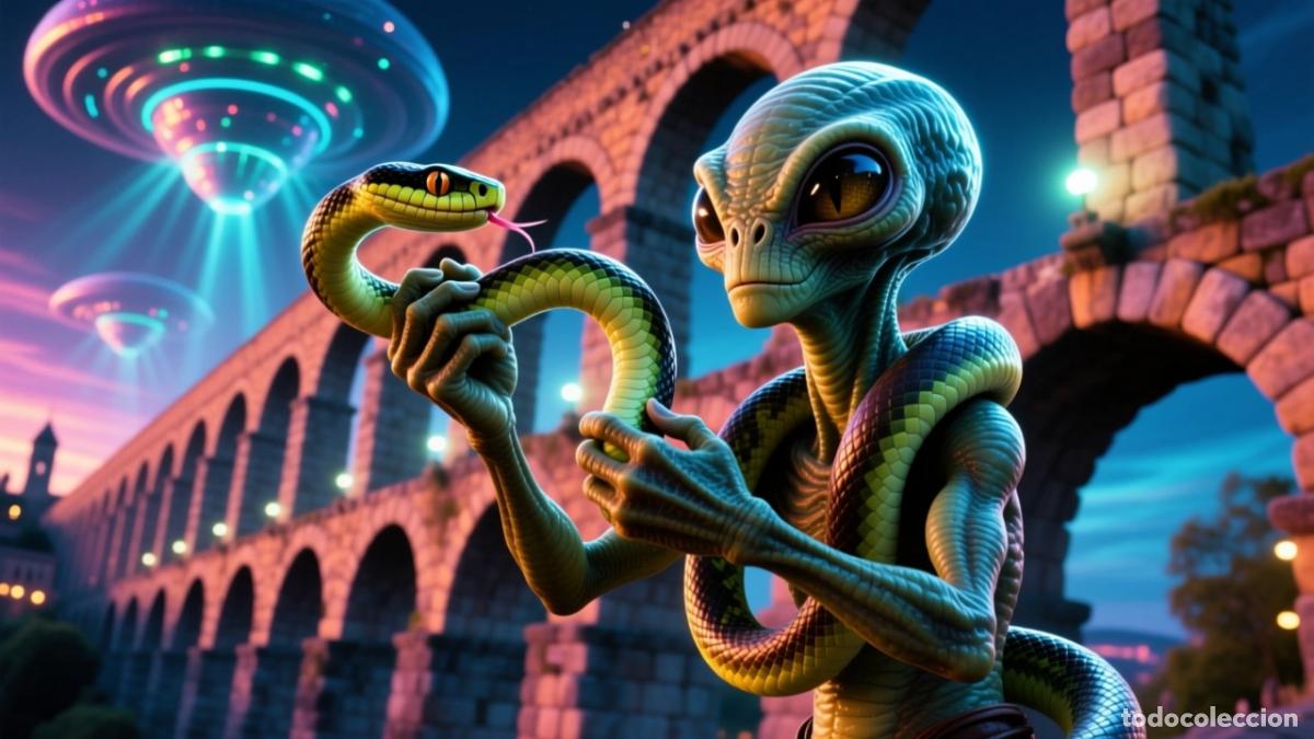 Segunda mano: 8 espectaculares escenas de extraterrestres &ndash; Lonas decorativas modernas de Alta Calidad