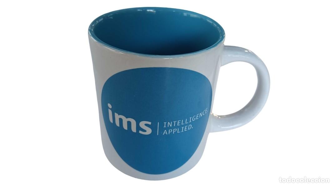 Segunda mano: TAZA DE CER&Aacute;MICA PUBLICITARIA &rdquo;IMS - INTELLIGENCE APPLIED&rdquo; - MERCHANDISING CORPORATIVO