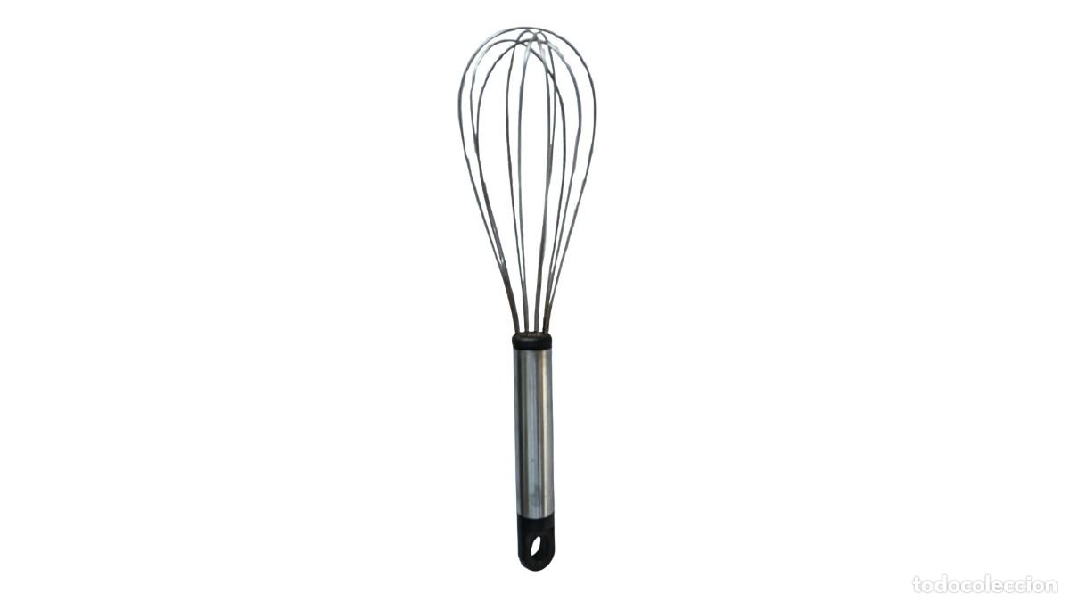 Segunda mano: BATIDOR DE VARILLAS DE ACERO INOXIDABLE - COCINA VINTAGE (A&Ntilde;OS 90/2000)