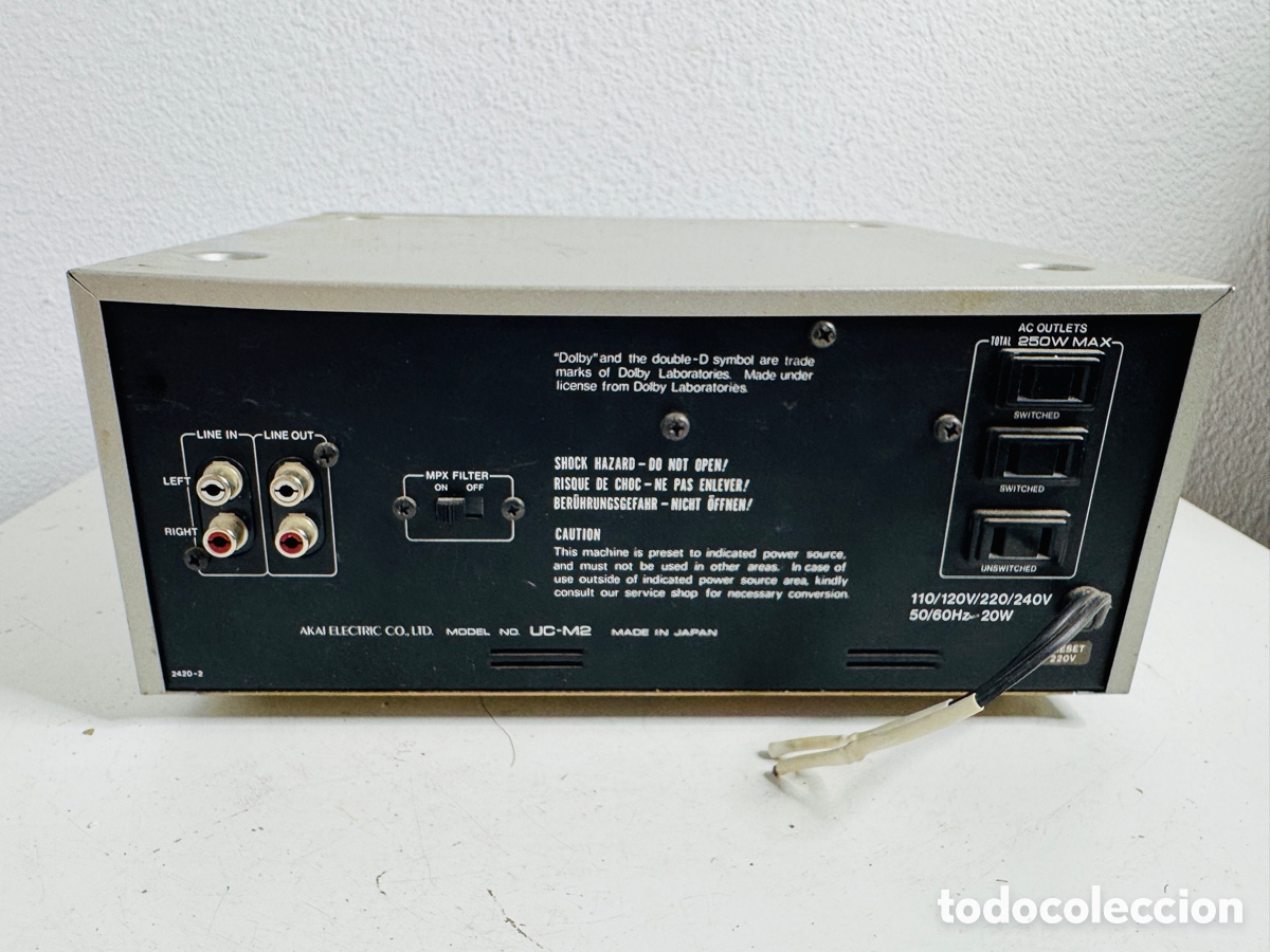 Segunda mano: Akai UC-M2 Stereo Cassette Deck Para Reparar - Foto 7
