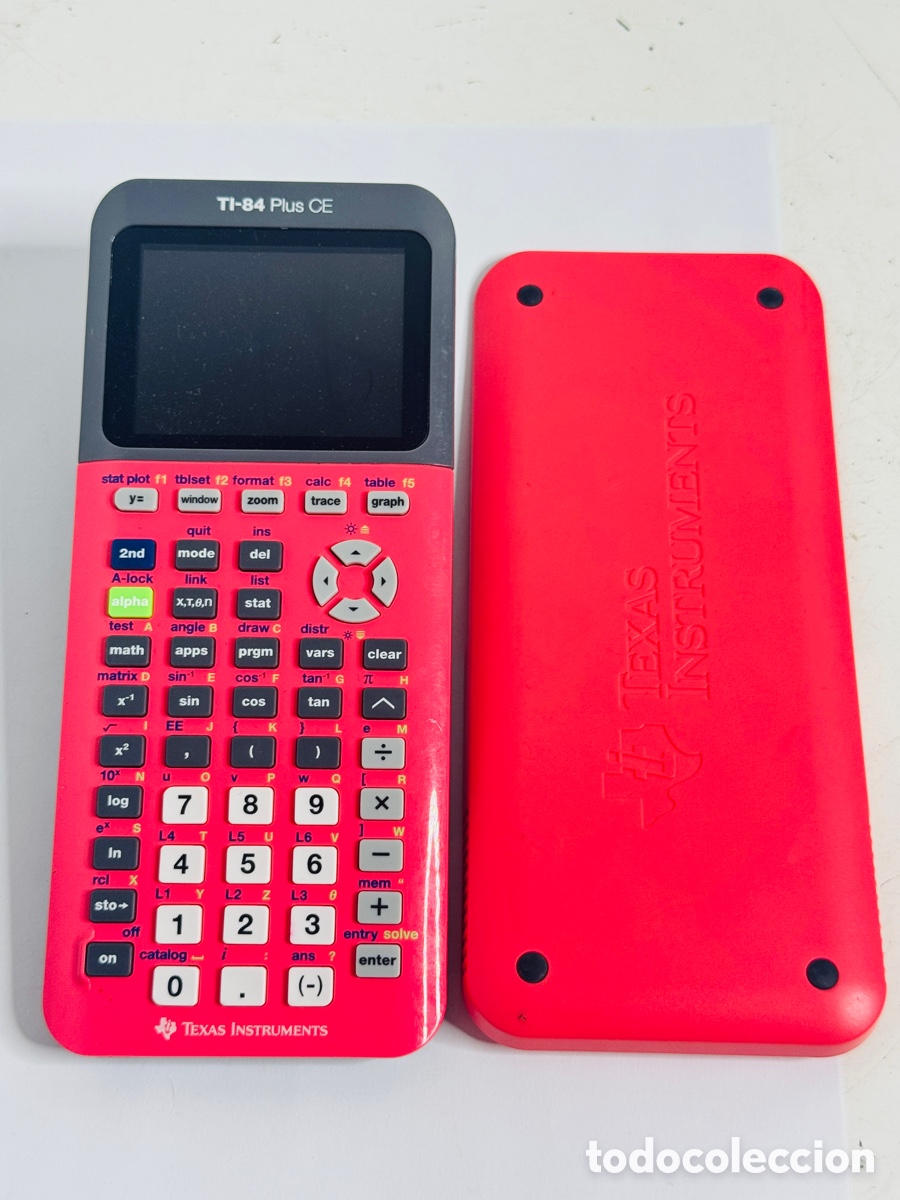 Segunda mano: Texas Instruments TI-84 Plus CE Graphing Calculator Pink