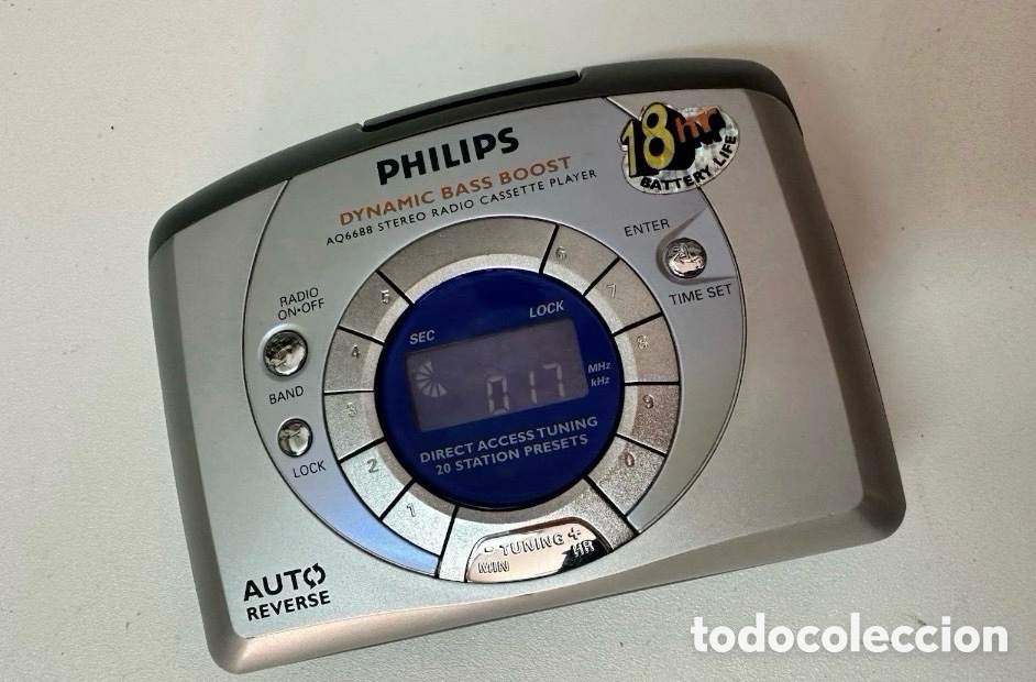Second-Hand: PHILIPS Walkman AQ6688 DYNAMIC BASS BOOST STEREO RADIO CASSETTE PLAYER