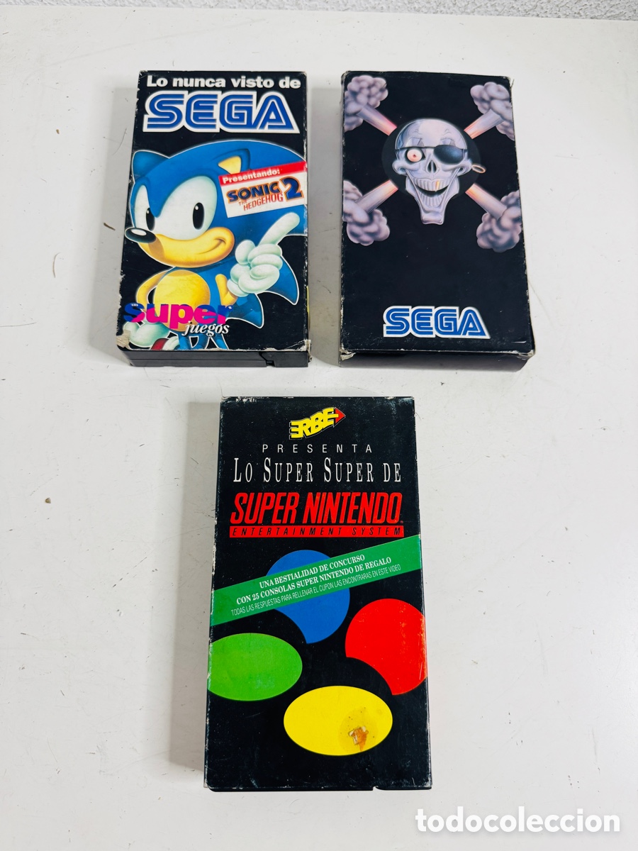 Segunda mano: Sega Nintendo VHS Promocionales