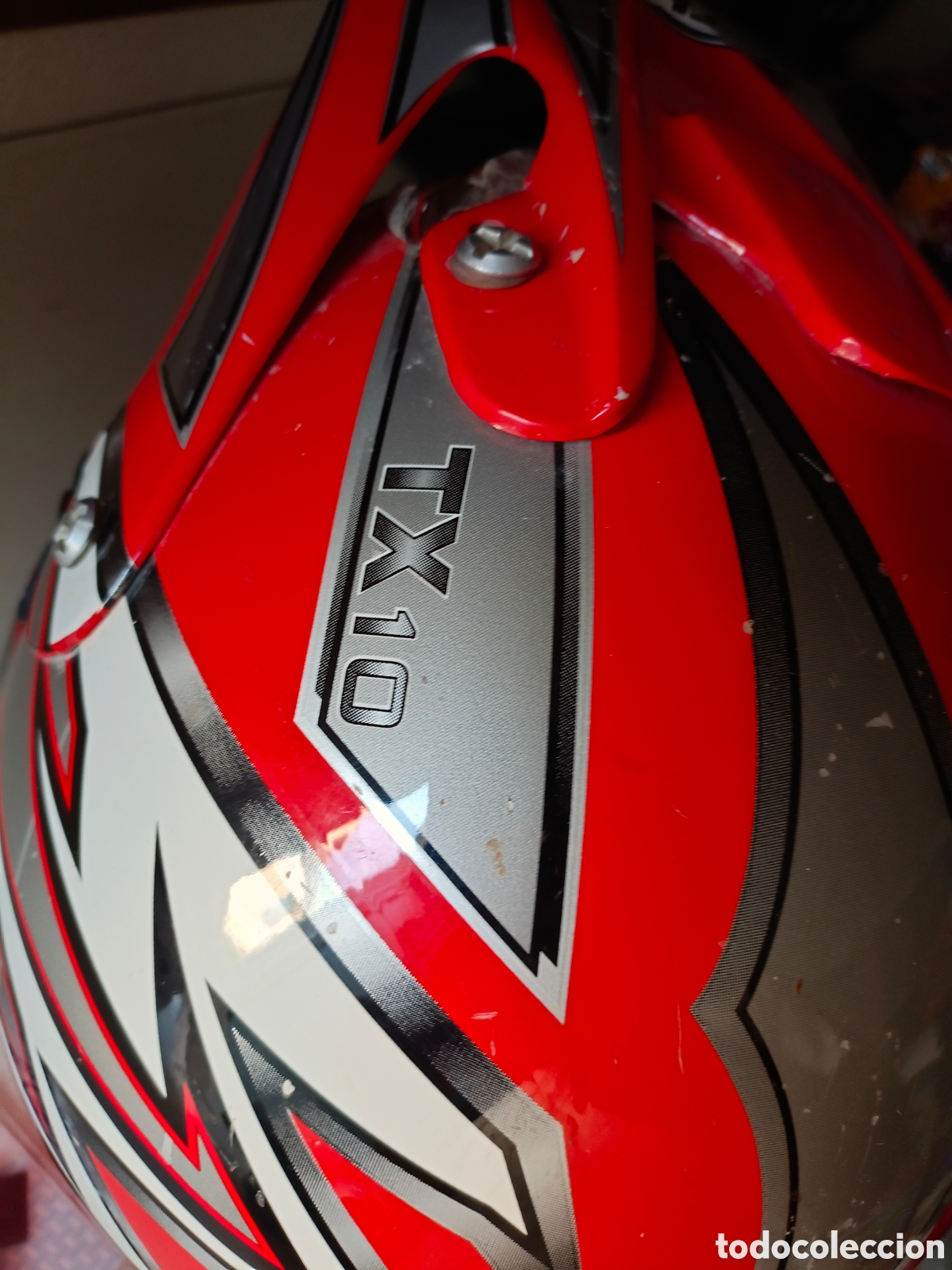 Segunda mano: Casco de motocross talla L y gafas - Foto 5