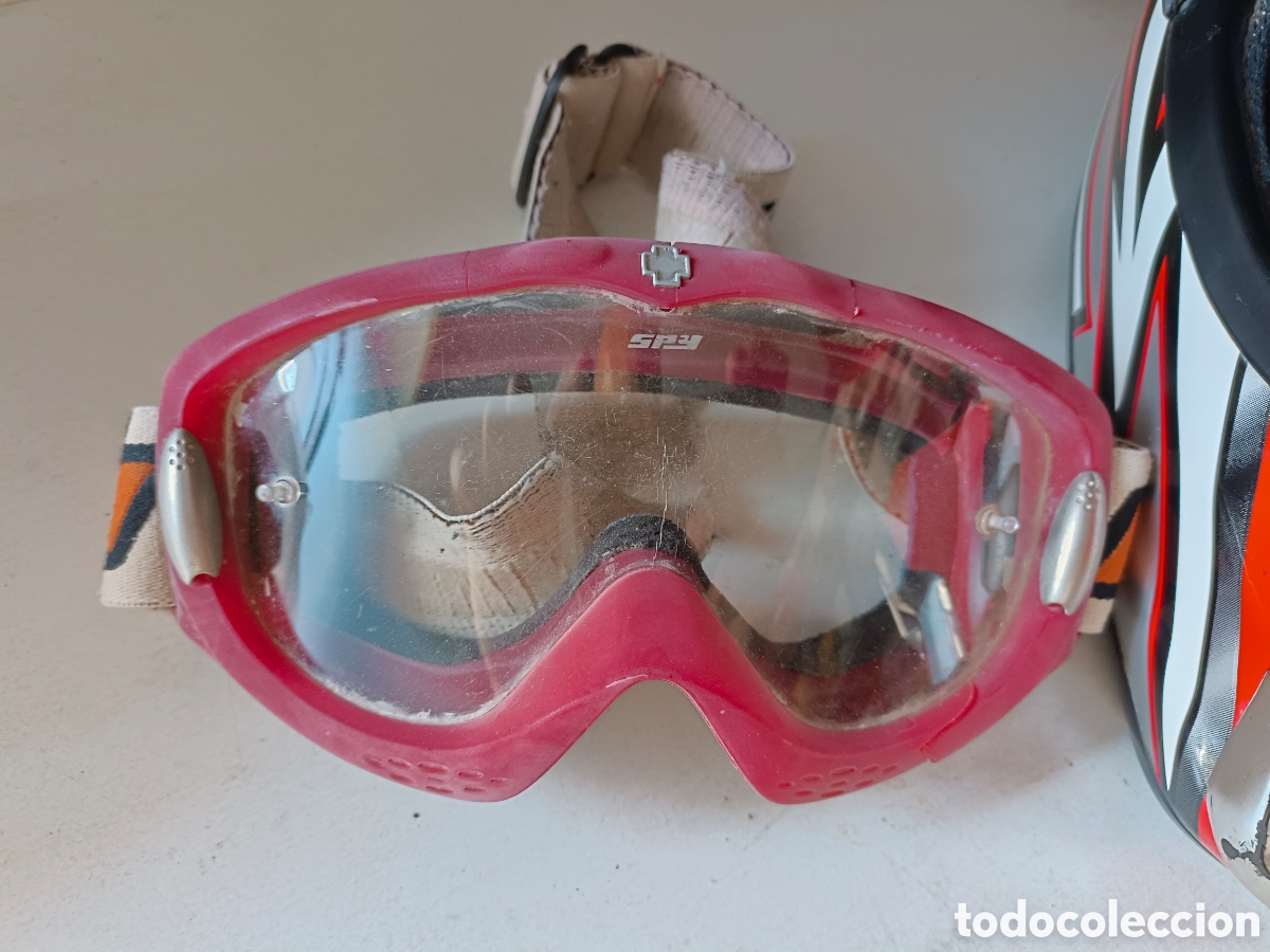 Segunda mano: Casco de motocross talla L y gafas - Foto 7