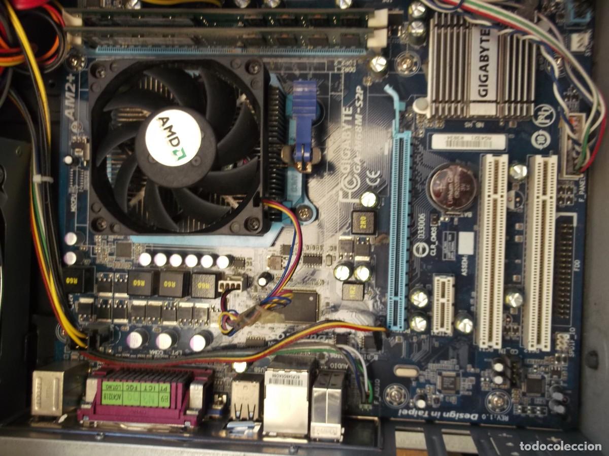Segunda mano: Placa base Gigabyte ga-m68m-s2p +CPU AMD 3X CORE PHENOM II 730 +4 GB RAM