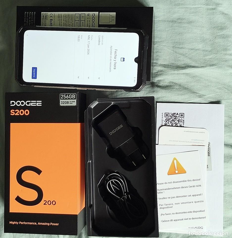 Segunda mano: TEL&Eacute;FONO M&Oacute;VIL LIBRE DOOGEE S200 MILITARIZADO SMARTPHONE ANDROID 14 10100 MAH - FUNCIONANDO