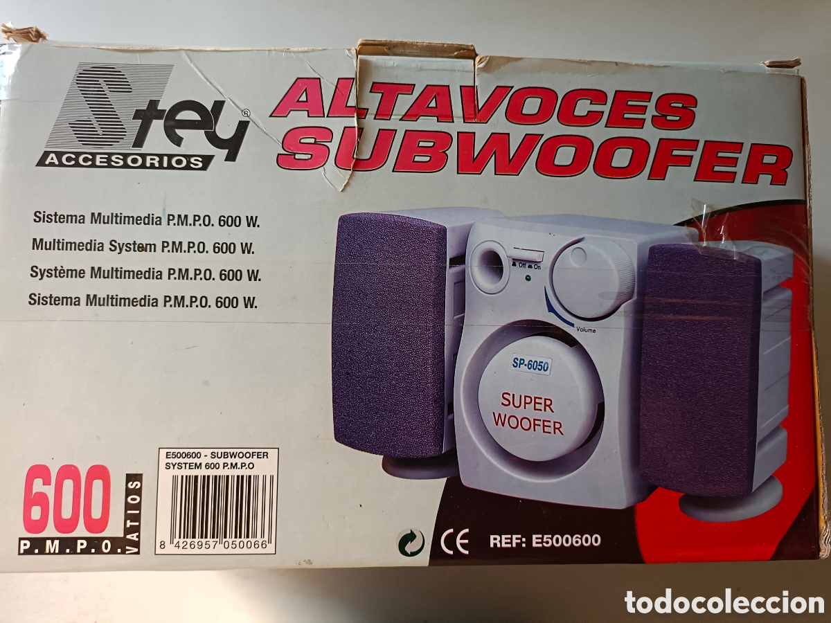 Segunda mano: Altavoces mas subwoofer