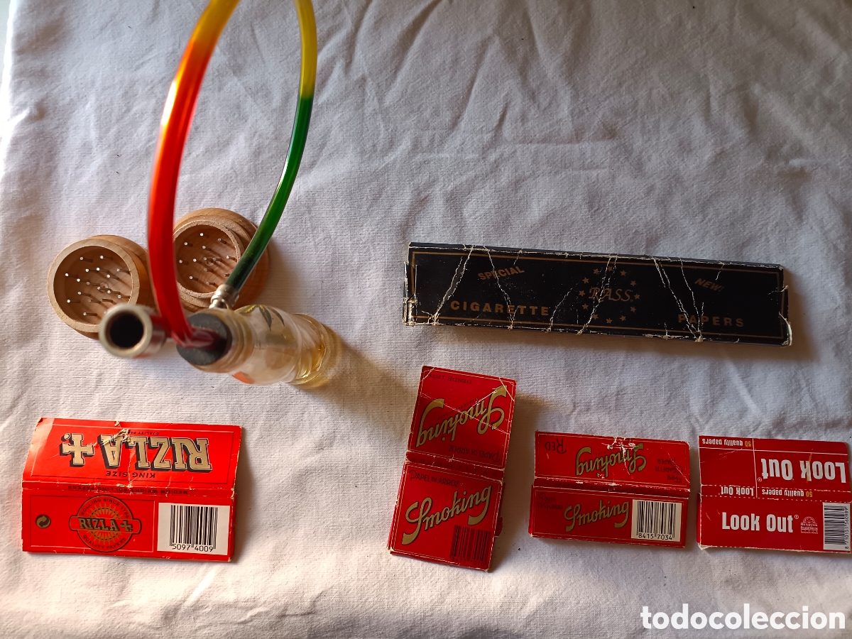 Segunda mano: Lote varios Papel, Pipa, Liadora, Grinder. - Foto 6
