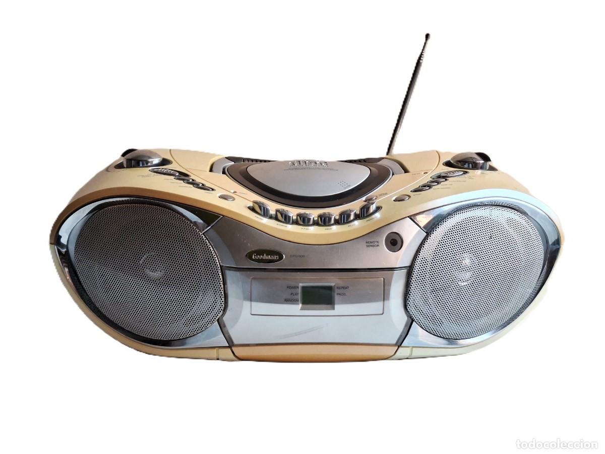 Segunda mano: RADIOCASSETTE BOOMBOX VINTAGE GOODMANS GPS 160R (SIN CABLE)