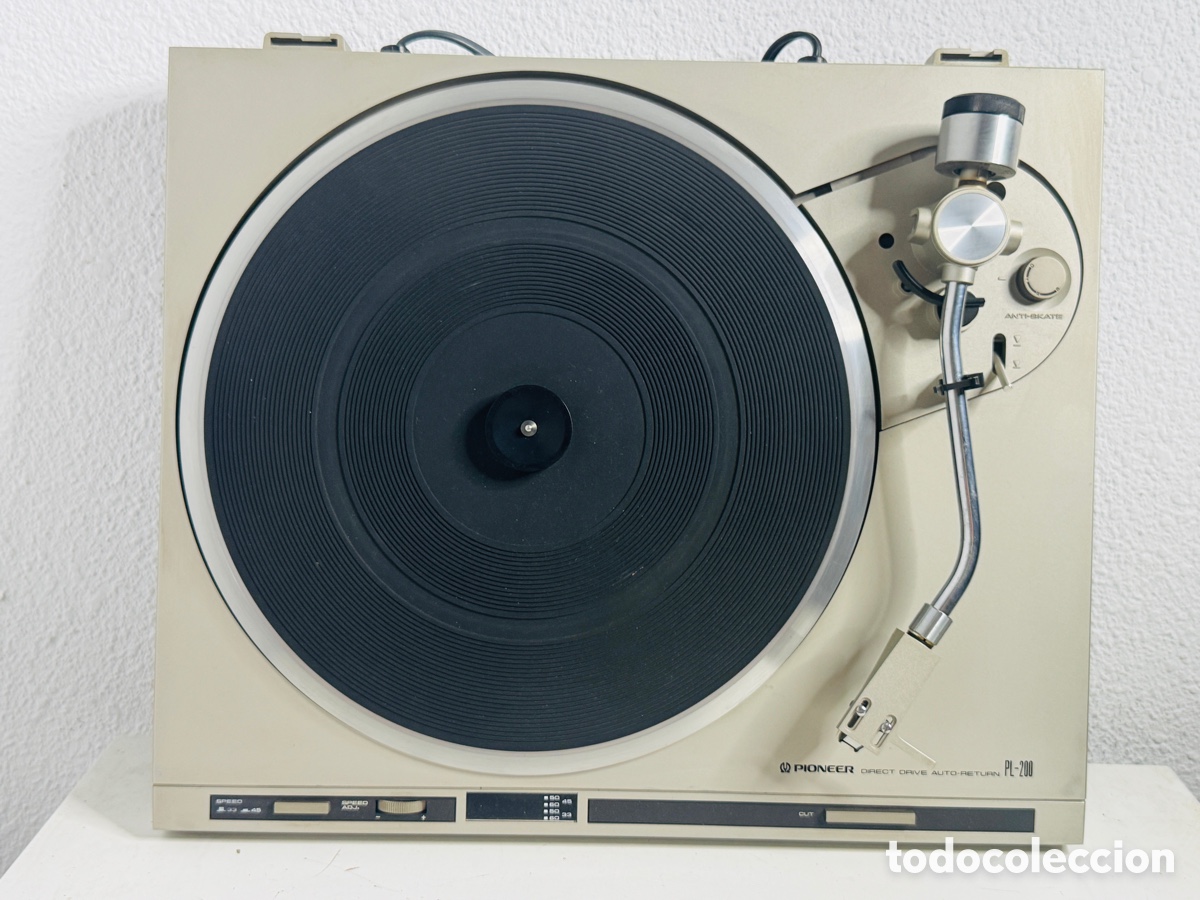 Segunda mano: Pioneer PL-200 Direct Drive Vintage Turntable Record Player Tested Working