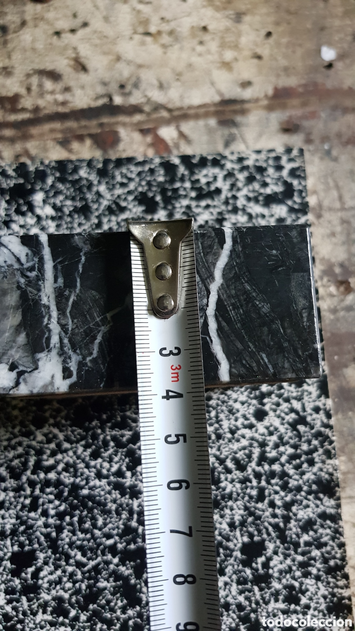 Segunda mano: Peana de m&aacute;rmol antigua - Foto 4