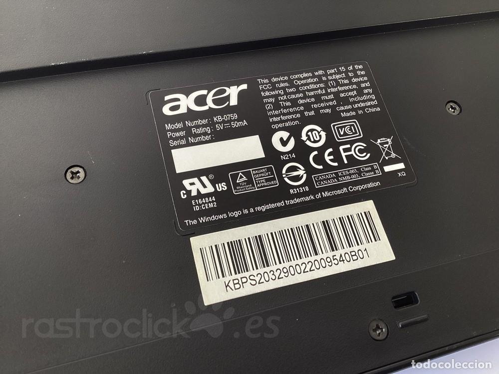 Segunda mano: Teclado Cl&aacute;sico PS2 Acer KB-0759 - Foto 5