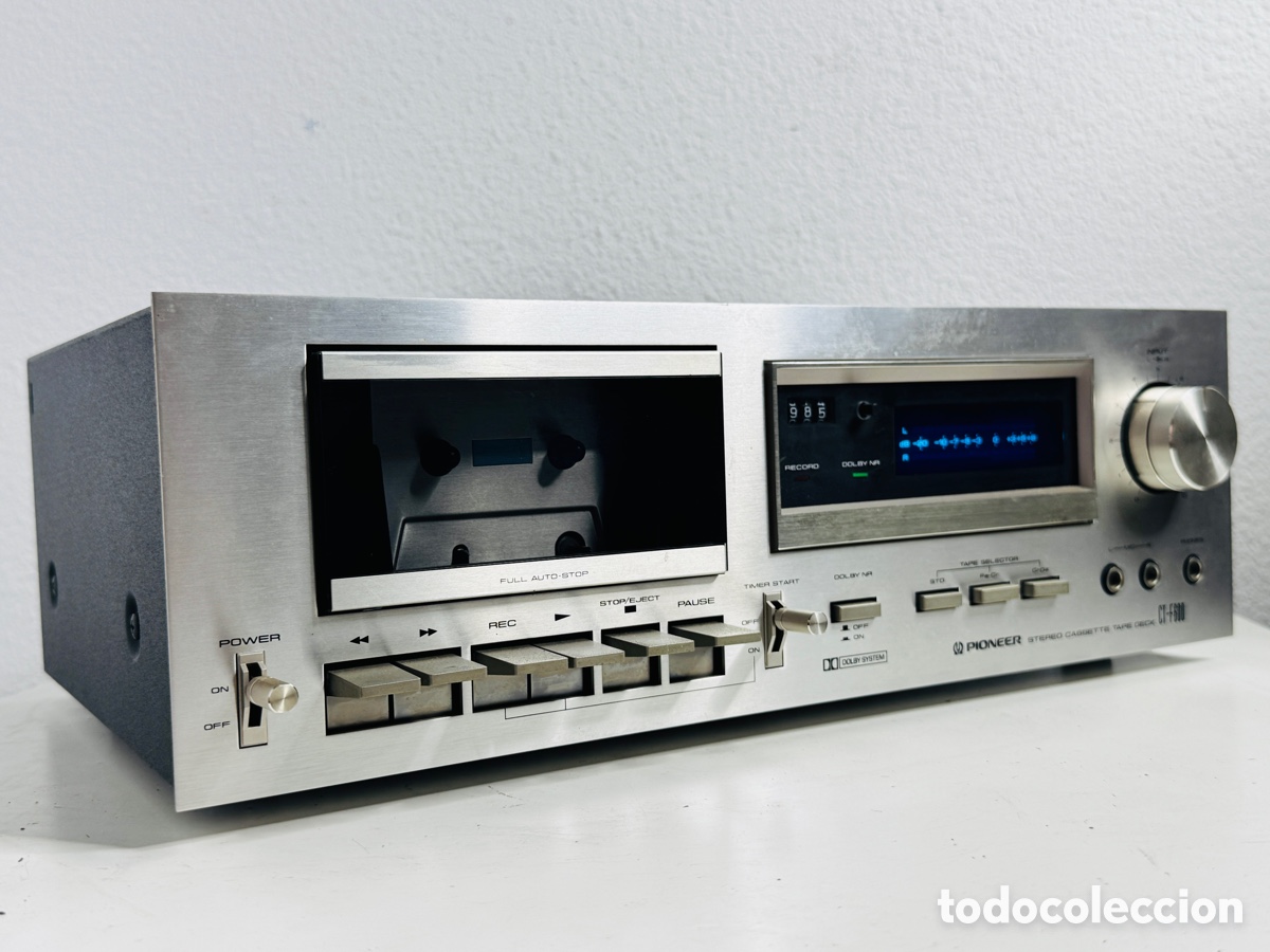 Segunda mano: Pioneer CT F600 Hifi Vintage Cassette Deck Blue Line No funciona Play