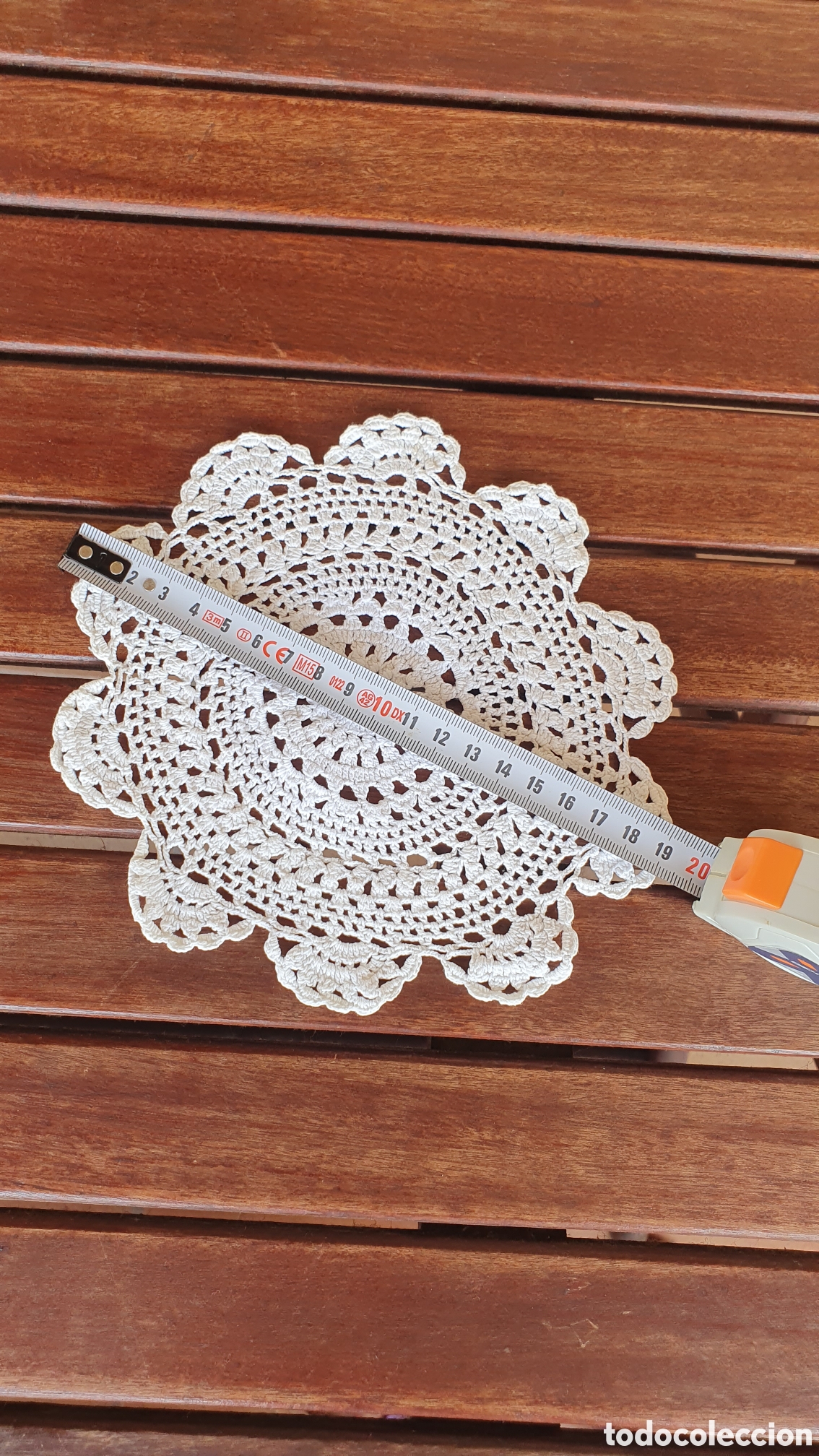 Segunda mano: Juego de dos tapetes antiguos de crochet - Foto 2