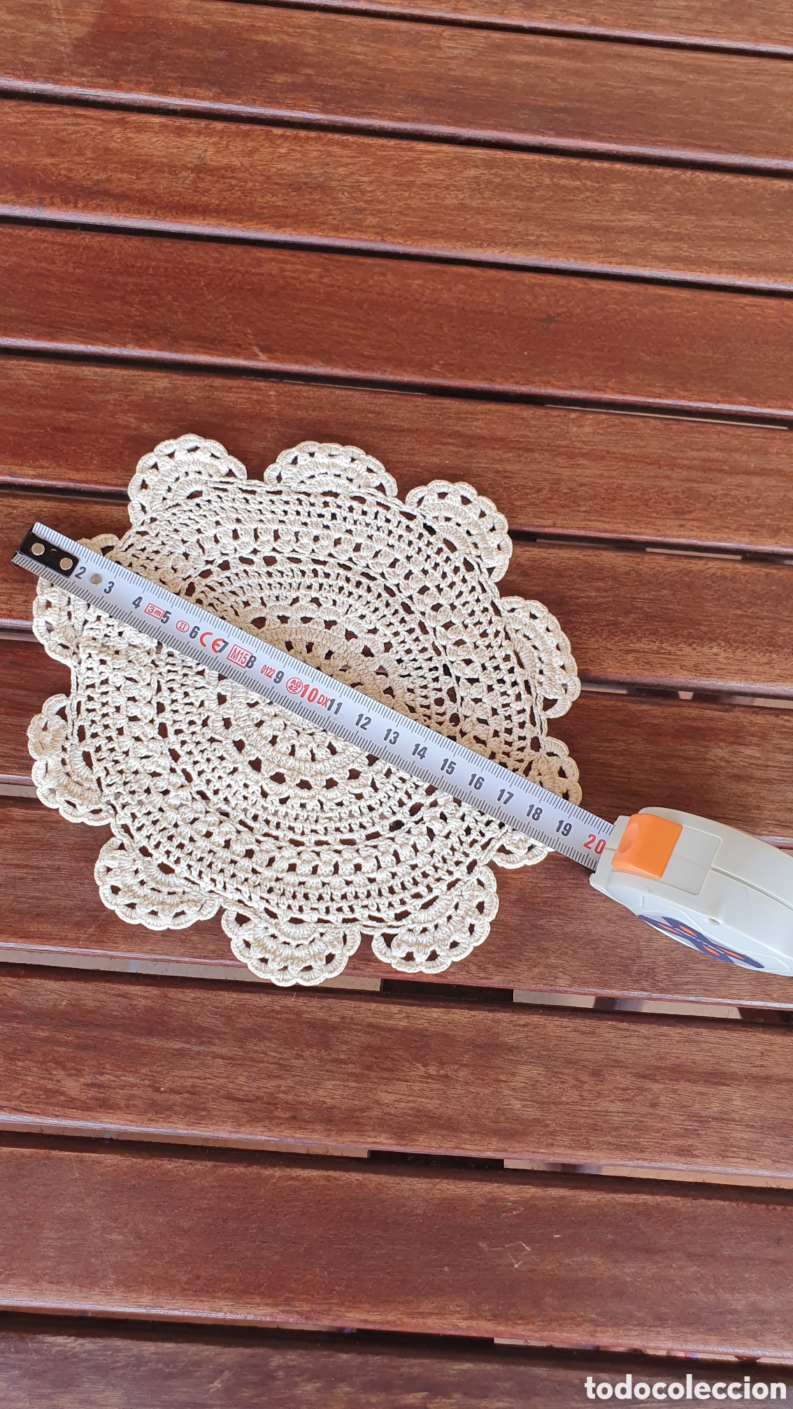 Segunda mano: Juego de dos tapetes antiguos de crochet - Foto 3