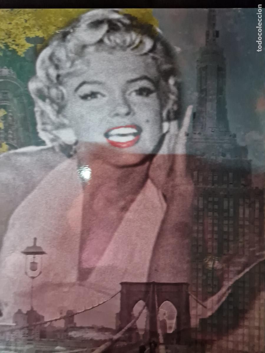 Segunda mano: BONITO CUADRO. MARILYN MONROE. MEDIDA 50*50 - Foto 3