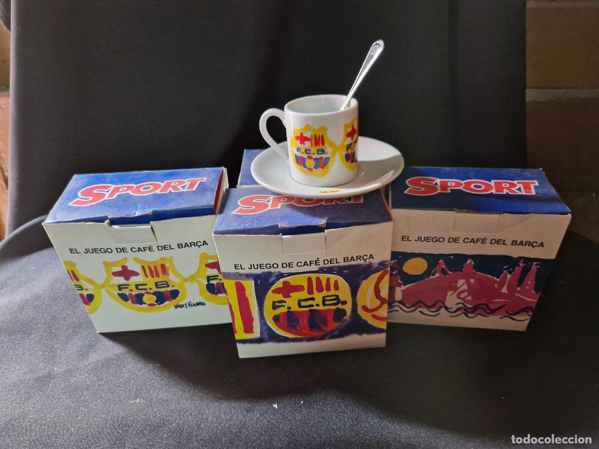 Segunda mano: BONITO JUEGO DE TAZAS DE CAFE. BAR&Ccedil;A