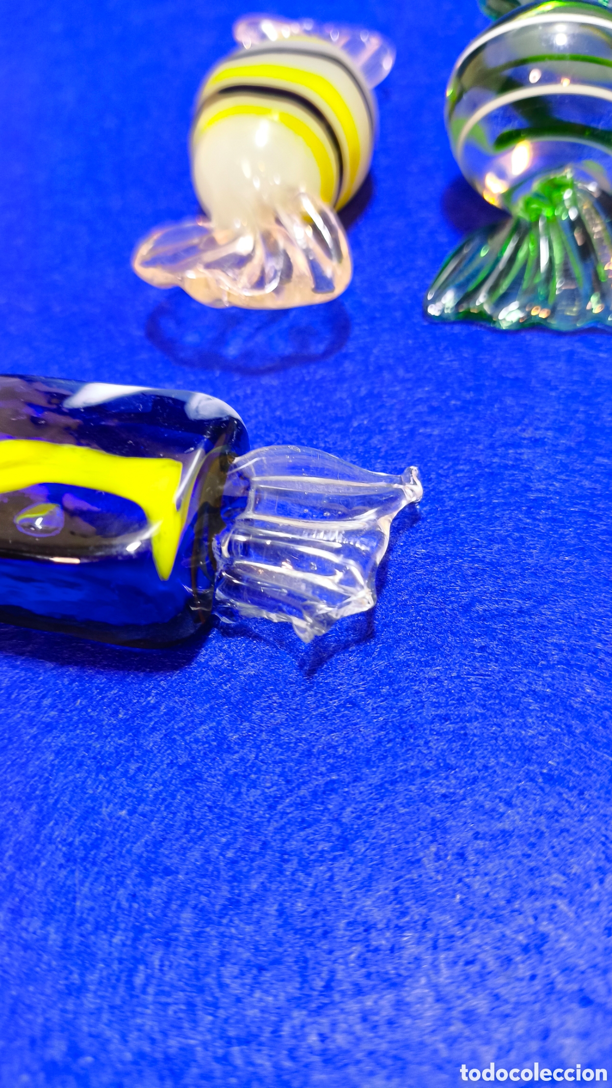 Segunda mano: Centro de mesa cristal esmerilado con caramelos estilo Murano - Foto 10