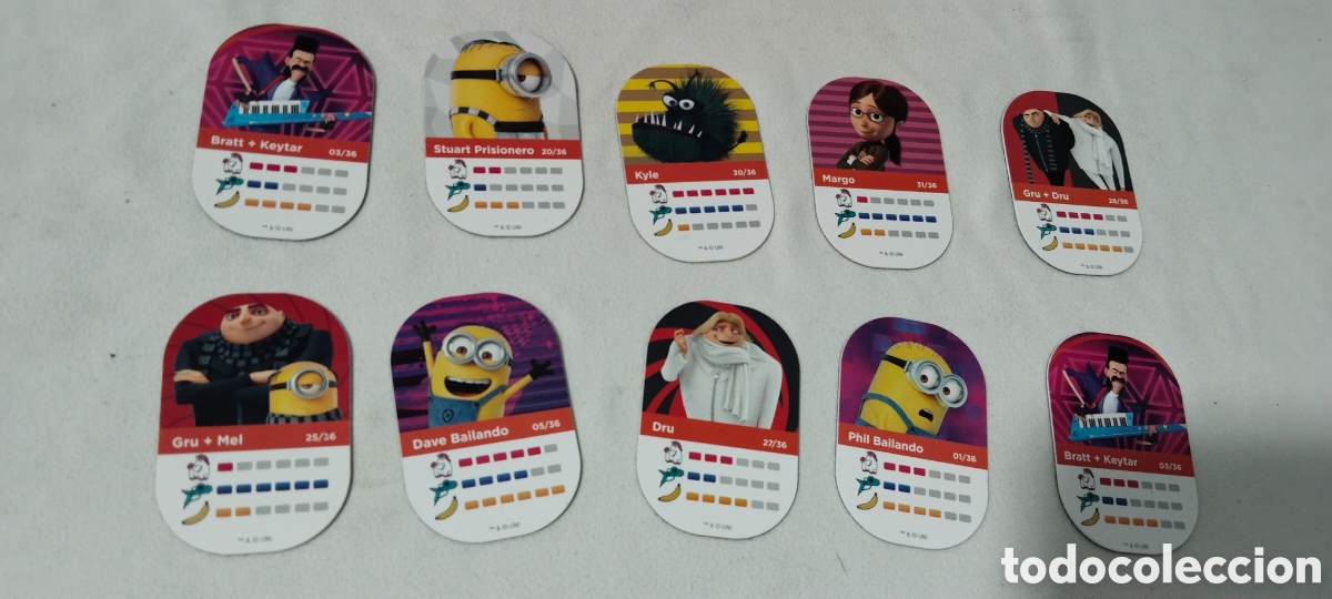 Segunda mano: Lote 35 cartas 3D Gru 3 Minions - Foto 7