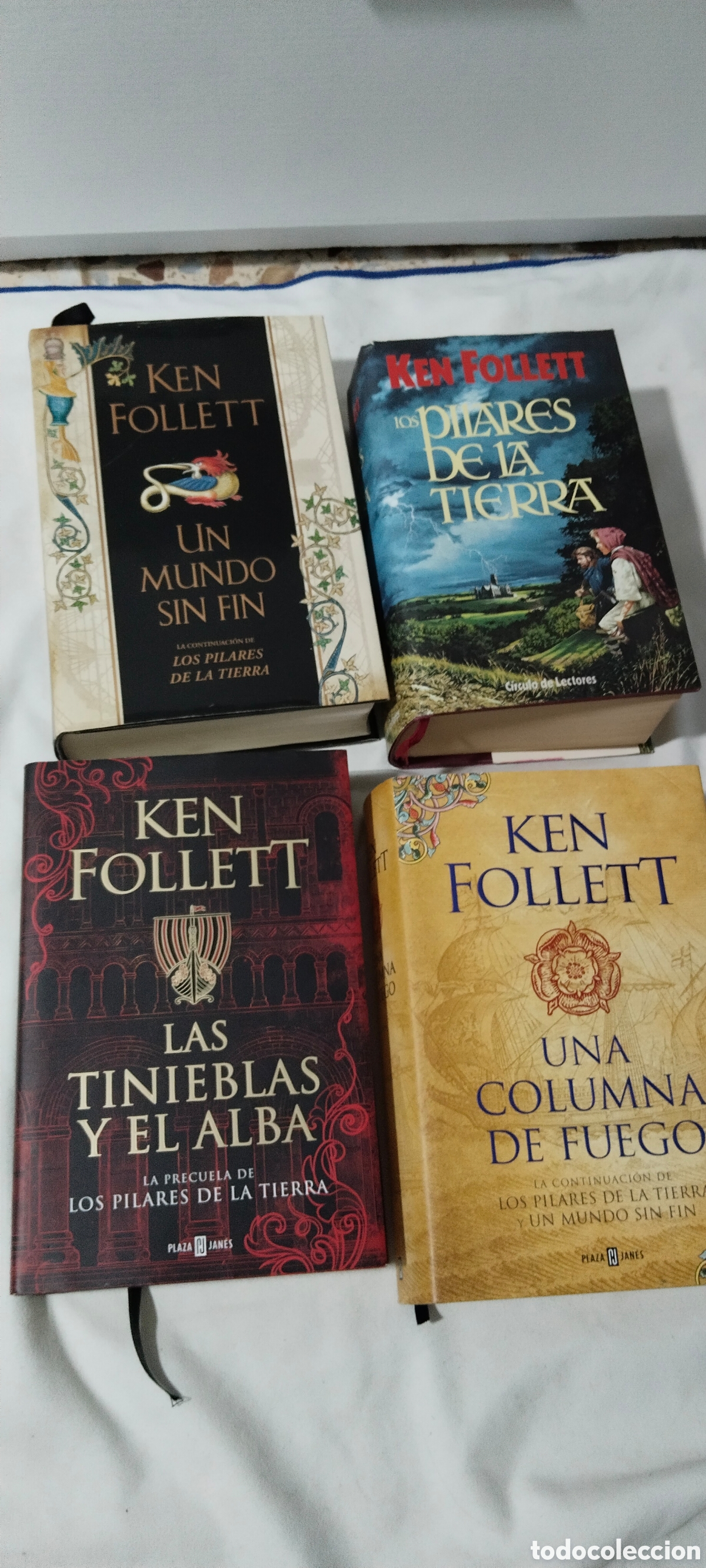 Segunda mano: Saga Los pilares de la Tierra 4 libros - Foto 2