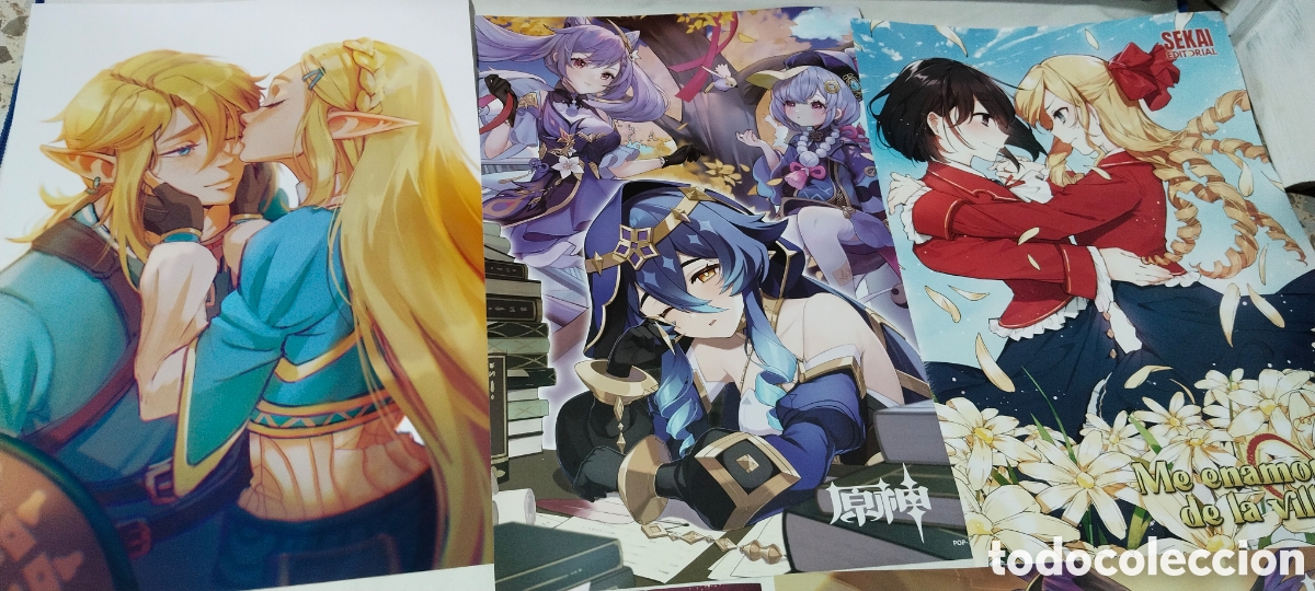 Segunda mano: Lote 14 l&aacute;minas anime y manga - Foto 3