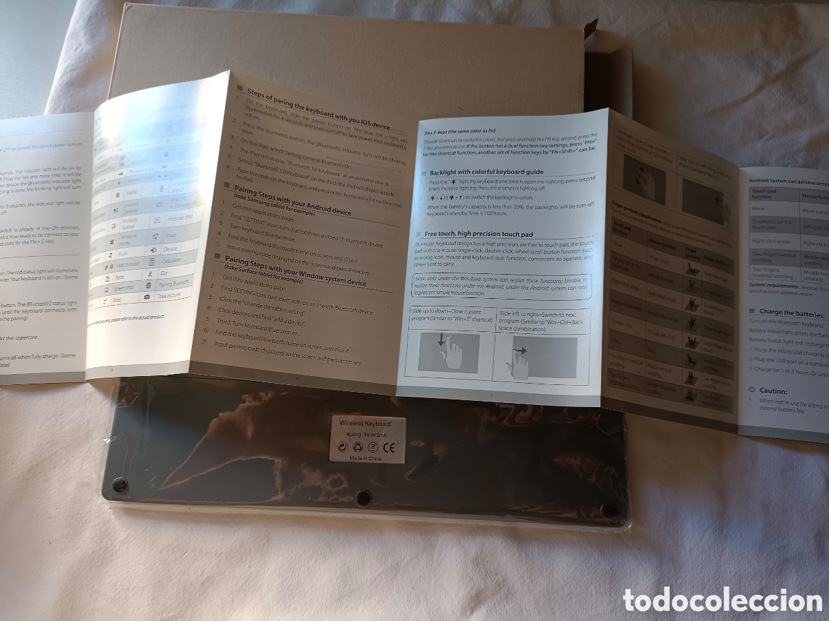 Segunda mano: Teclado bluetooth con raton todo en 1 - Foto 7