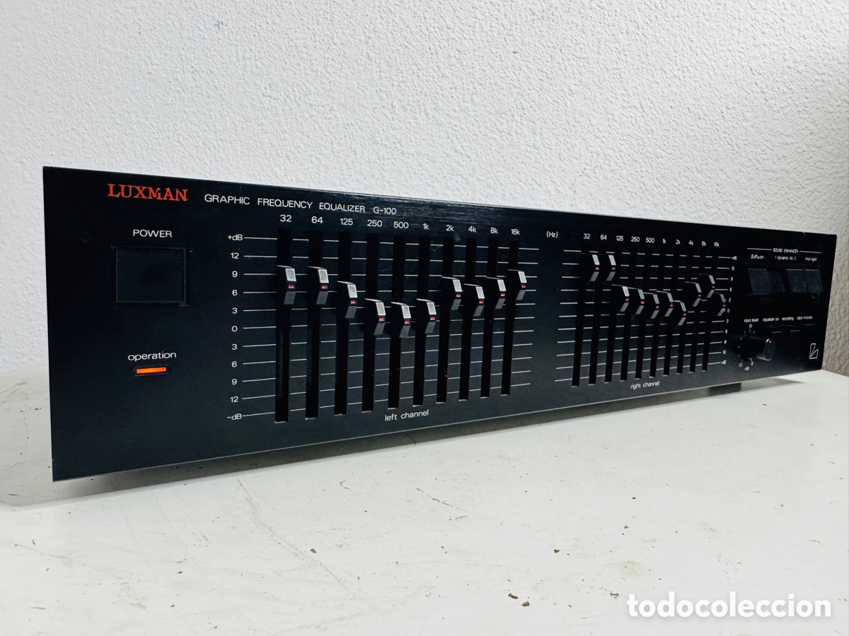 Segunda mano: Luxman G-100 Graphic Equalizer Stereo Hifi Vintage Luxman G 100 Japan 1980s
