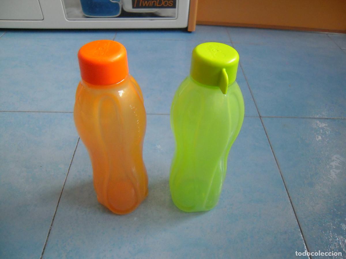 Segunda mano: Par de botellas pl&aacute;stico Tupperware 500 ml