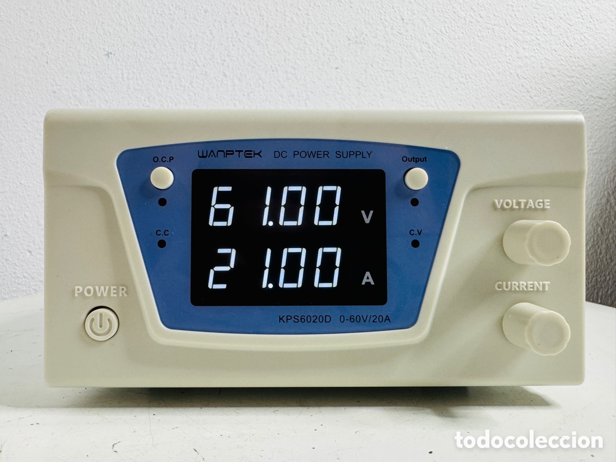 Segunda mano: fuente de alimentaci&oacute;n de laboratorio de corriente continua marca Wanptek, modelo KPS6020D