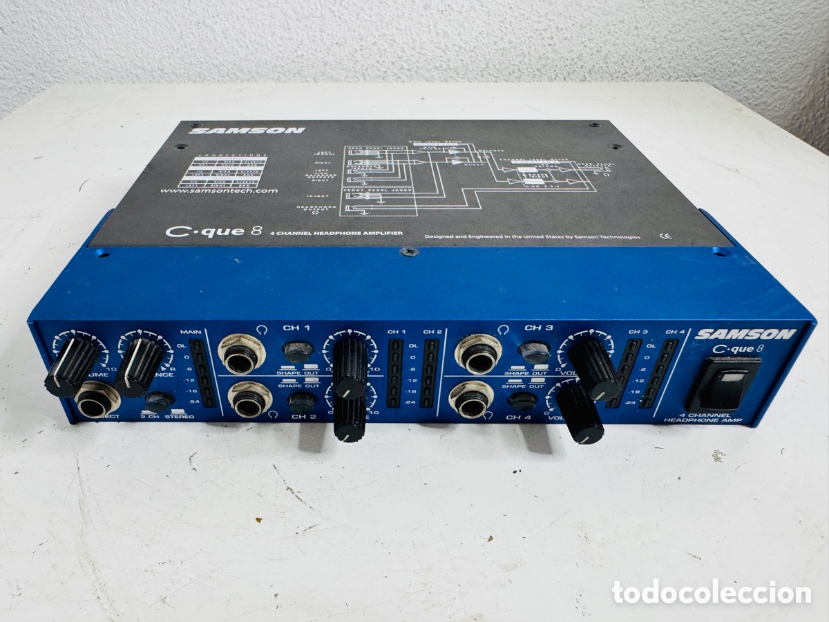 Segunda mano: amplificador de auriculares de 4 canales Samson C-que 8