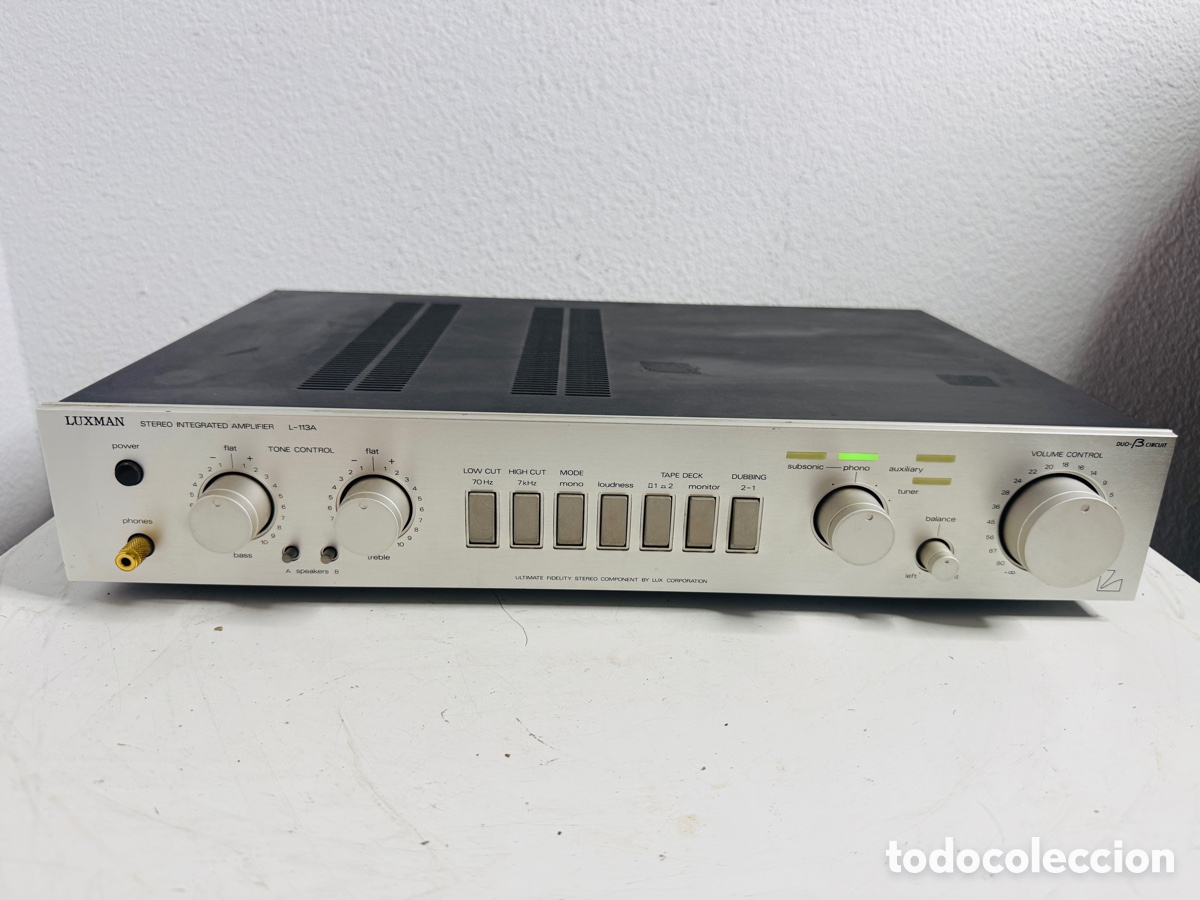 Segunda mano: Luxman L-113A Stereo Amplifier Hifi Vintage Japan 1981