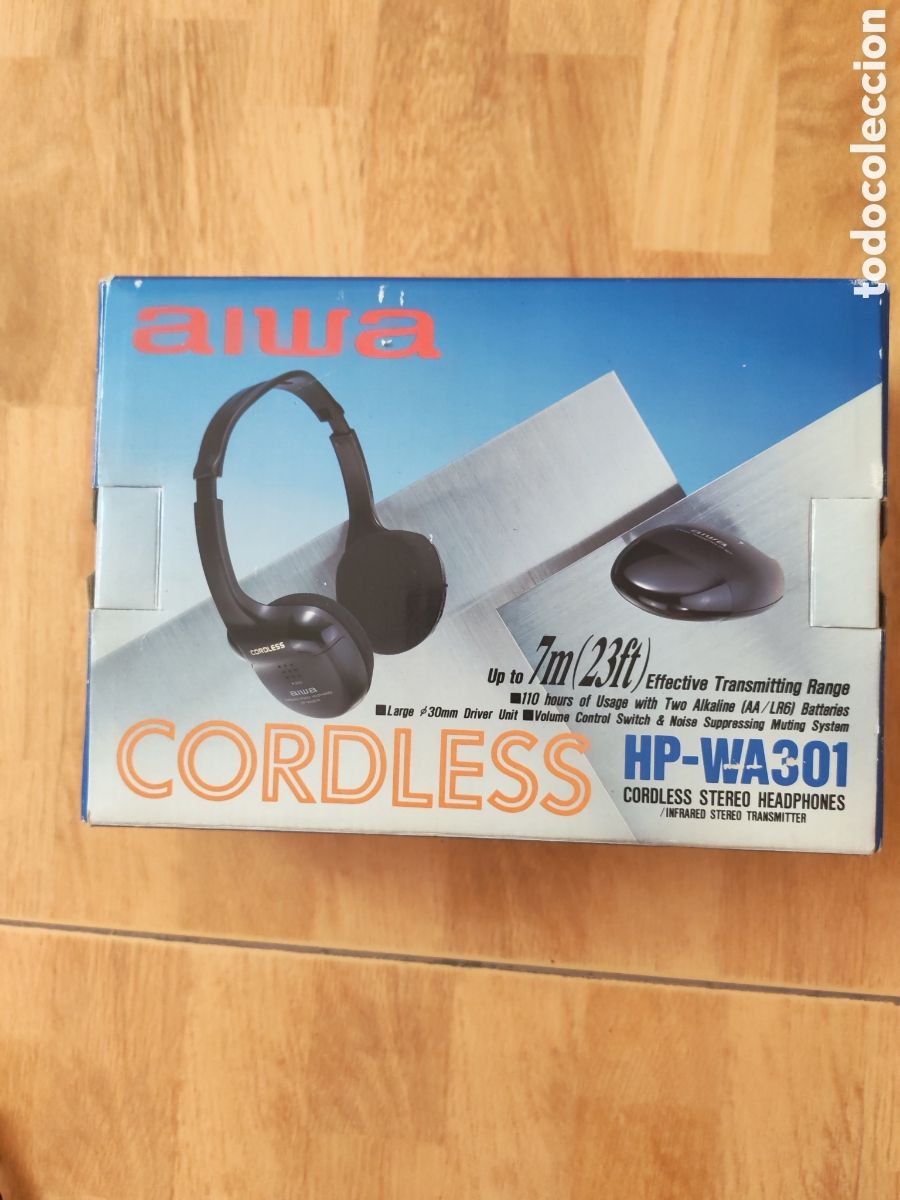 Segunda mano: Auriculares aiwa cordless HP-WA301