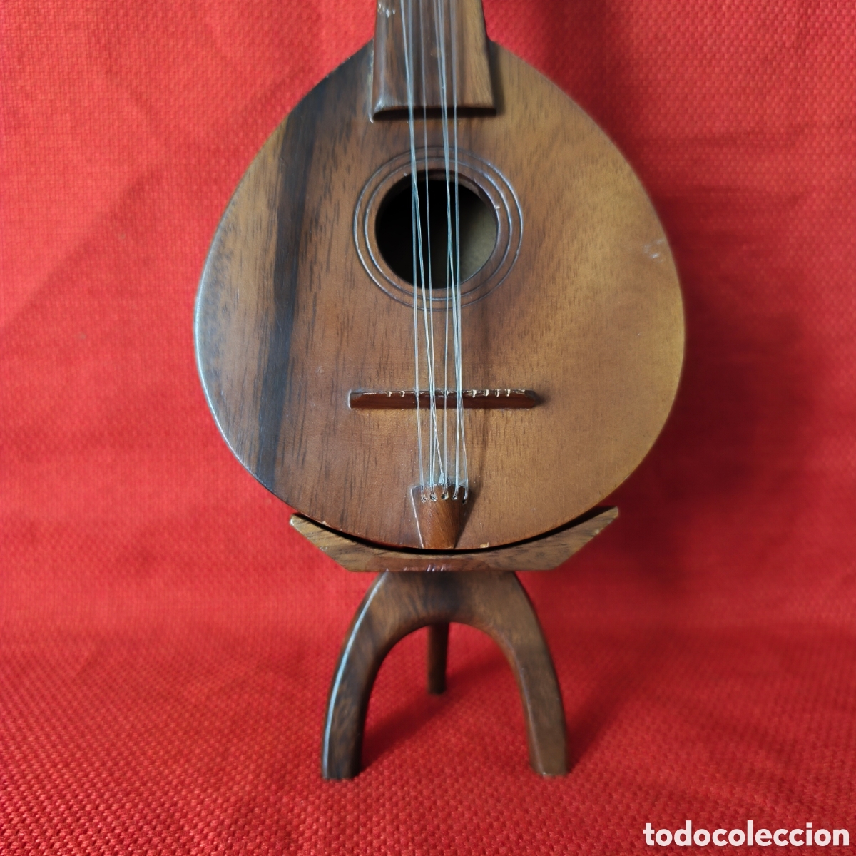 Segunda mano: Bandurria decoraci&oacute;n de madera con m&uacute;sica - Foto 2