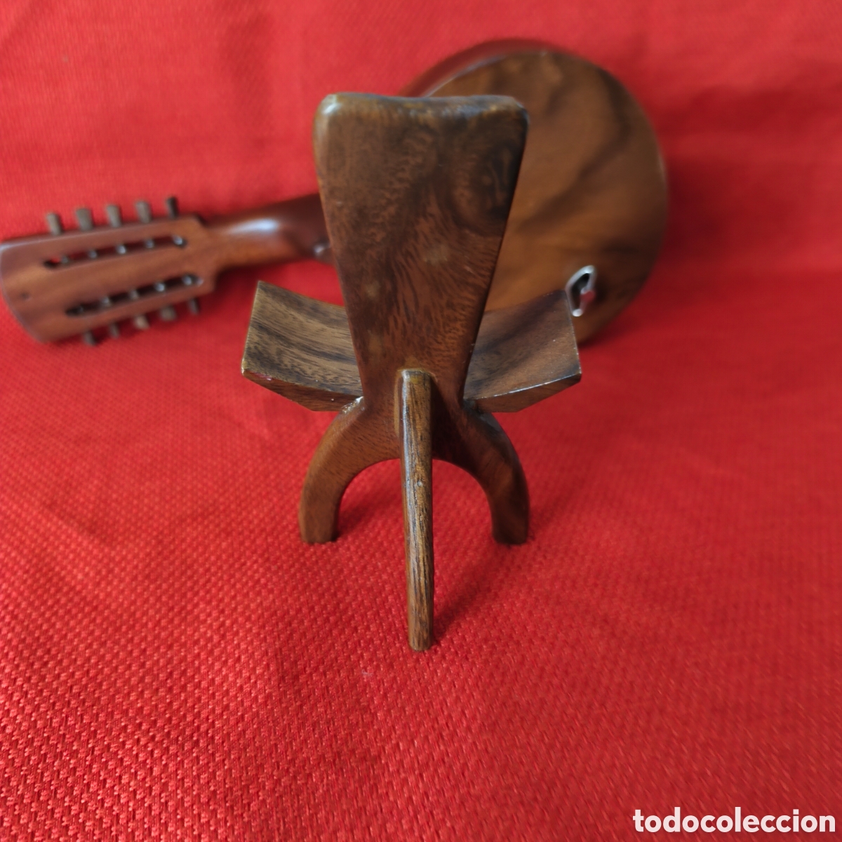 Segunda mano: Bandurria decoraci&oacute;n de madera con m&uacute;sica - Foto 6