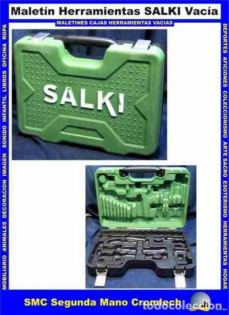 Segunda mano: Caja VACIA de Herramientas SALKI A&ntilde;os 90 De CROMLECH DESIGNS