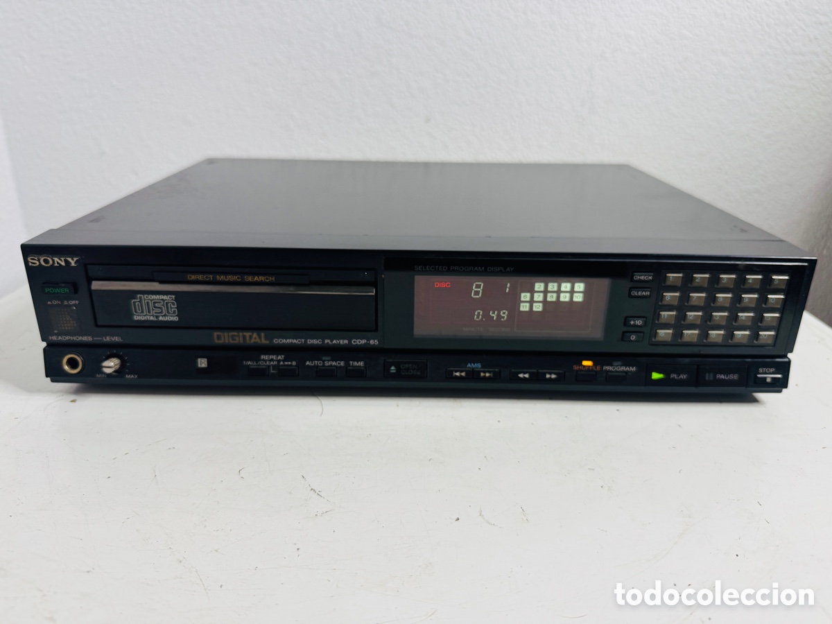 Segunda mano: Compact Disc Player CDP-65 Sony Corporation; Tokyo Funciona Ok No Mando
