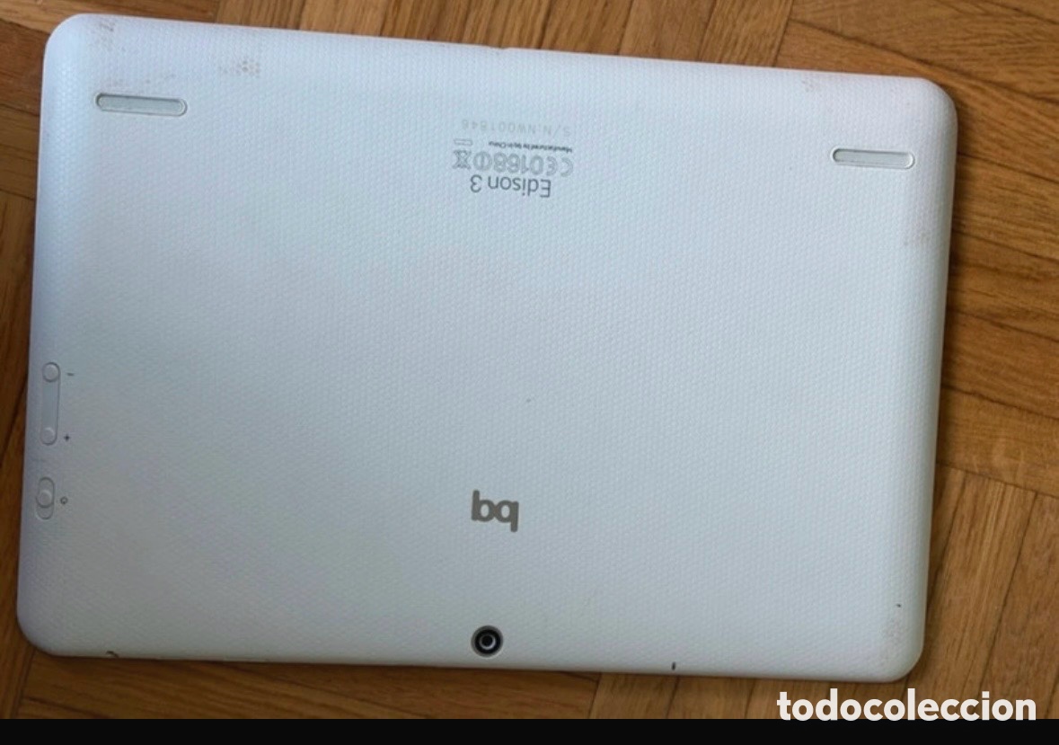 Segunda mano: Tablet bq Edison 3 blanca (Para piezas / Componentes) - Foto 3