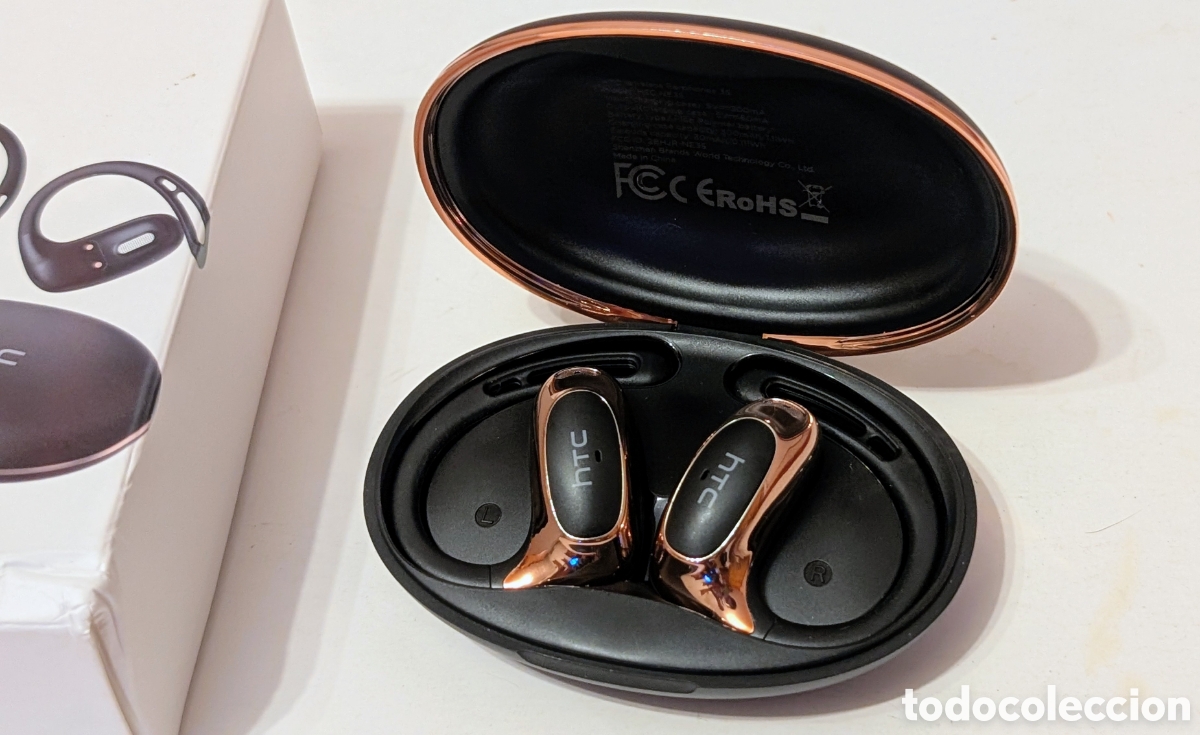Segunda mano: Auriculares inal&aacute;mbricos HTC NE35. Auriculares Traductor - Foto 2