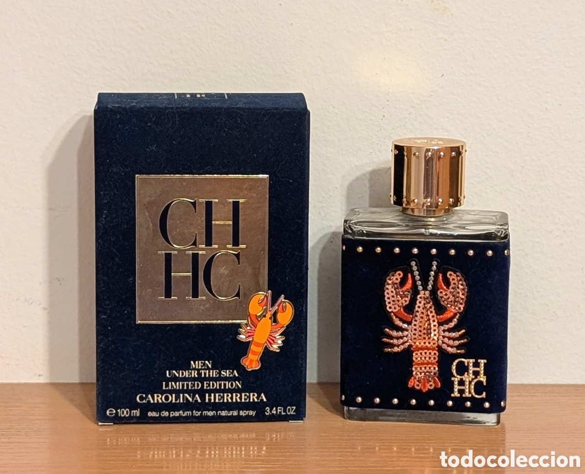 Segunda mano: Frasco de perfume Carolina Herrera Edici&oacute;n Limitada Men Under the Sea Eau