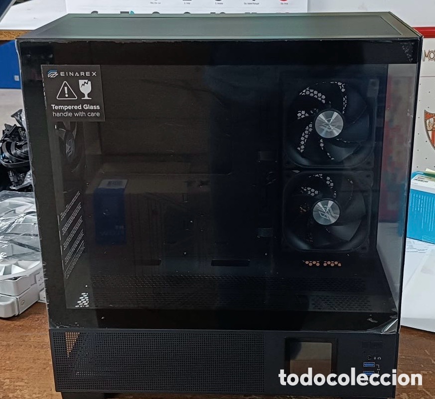 Segunda mano: Caja PC Gaming EINAREX PRISMA SM501D RGB Negra Cristal Templado Micro-ATX EXCS⁠