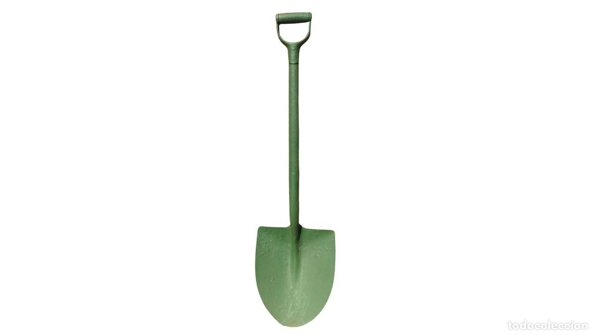 Segunda M&atilde;o: Pala Hierro Verde Mango Madera Jard&iacute;n o Obra