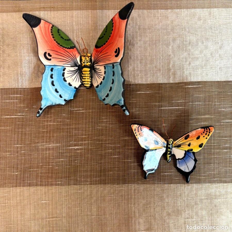 Segunda mano: Par de Mariposas de Porcelana - Foto 1