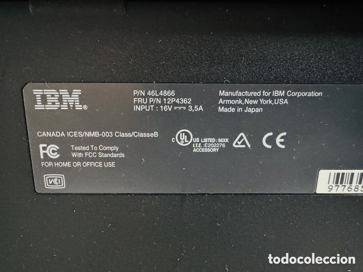 Segunda mano: RARE Retro IBM ThinkPad X30 Laptop Computer Retro Enciende Sin Comprobar - Foto 11