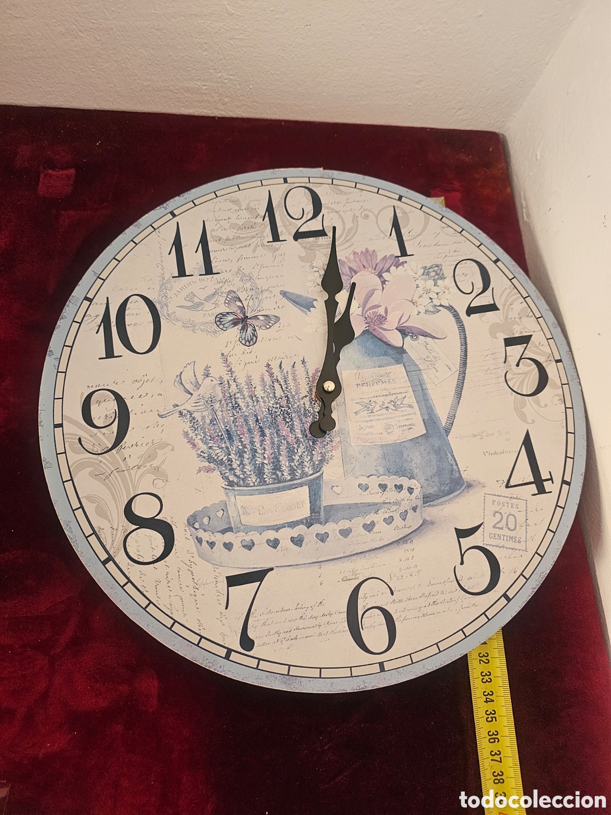 Segunda mano: Bonito reloj, de madera, Funciona. De pared. - Foto 8