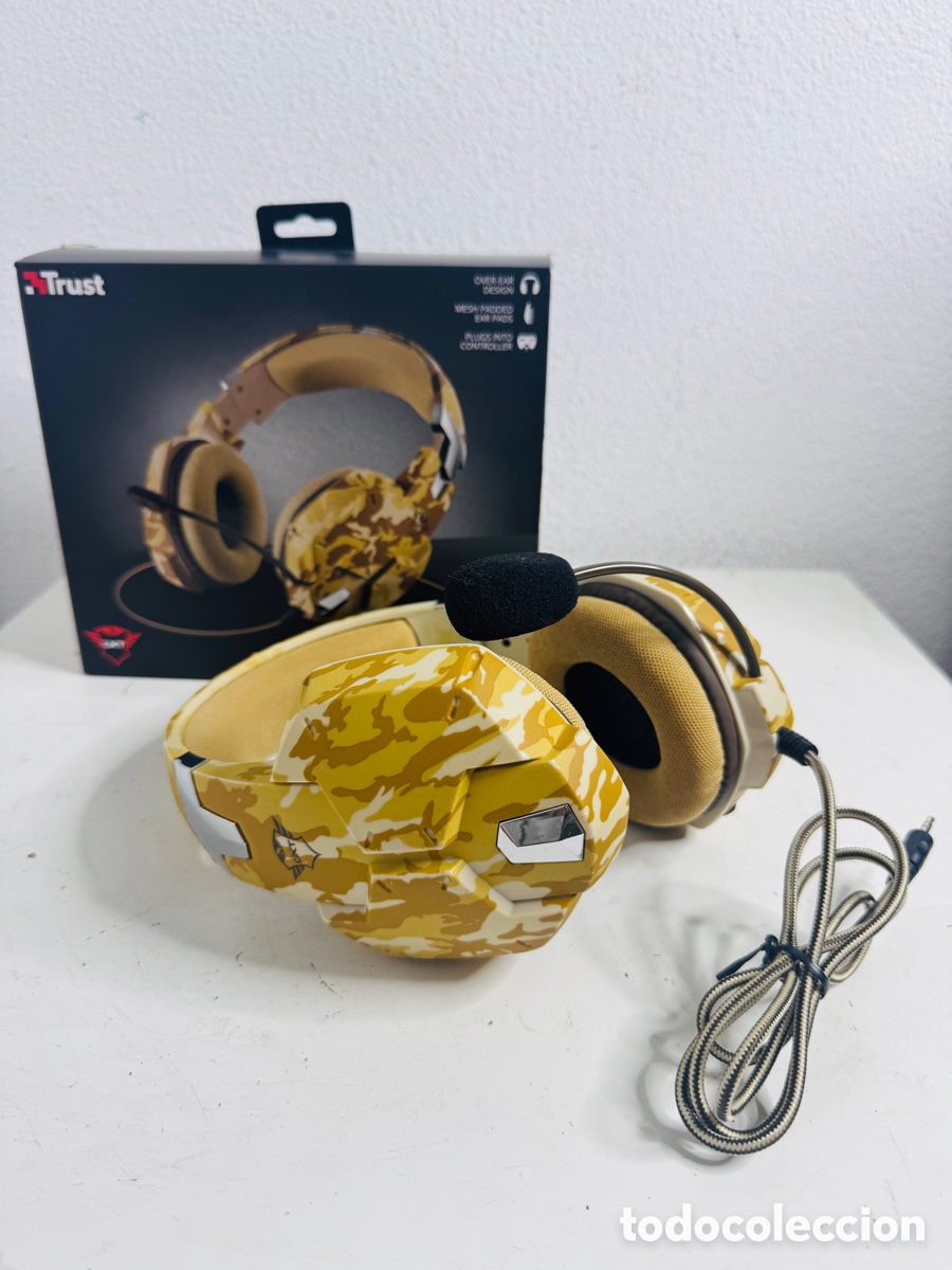 Segunda mano: Trust GXT 322D Carus Desert Camo Gaming Headset PC PS4 Xbox Switch - Foto 4