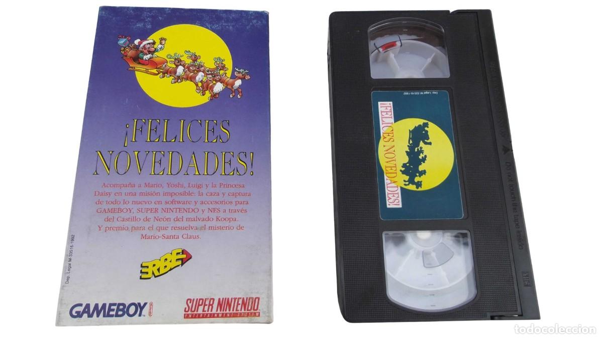 Segunda mano: &iexcl;Revive la Magia Navide&ntilde;a con el VHS Original de Nintendo SNES - &rdquo;Felices Novedades&rdquo; de 1992!