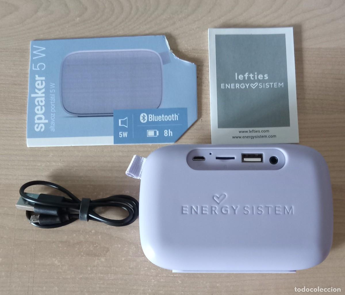 Segunda mano: ALTAVOZ PORTATIL ENERGY SISTEM SPEAKER 5 W.. bluetooth